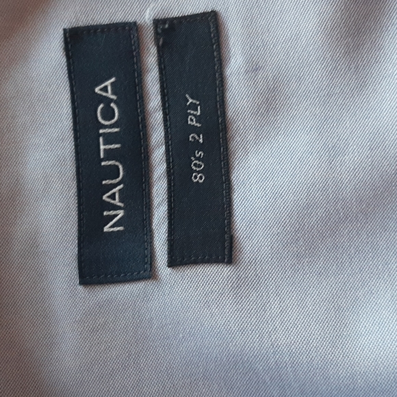 Light Blue Nautica Cotton 16½ 32/33 Dress Shirt - Picture 5 of 6